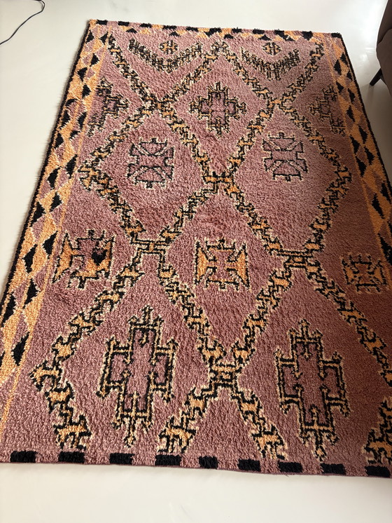 Image 1 of Beautiful high-pile Berber carpet, 100% wool, 280x180 cm.