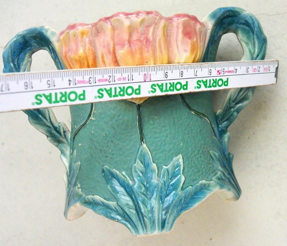 Image 1 of Thulin Pottery - 2 Vazen - #288 - Earthenware - Pair of Art Deco Vases