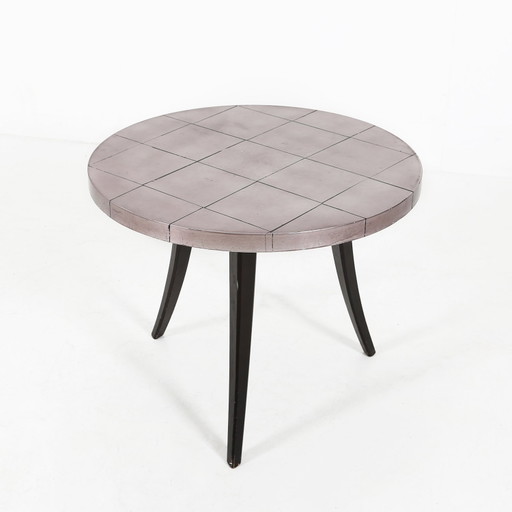 Vintage Space Age French Tripot Coffee Table, 1980S