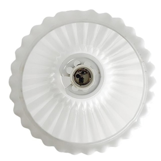 Image 1 of Vintage mid-century Philips Louis Kalff opaline hanglamp opaal glas 1950's