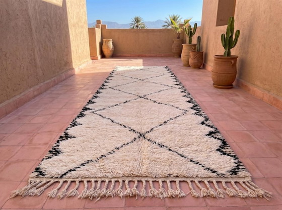Tapis Marocain Berbère en Laine 250cmx100cm – Cotton (photo 5 of 6)