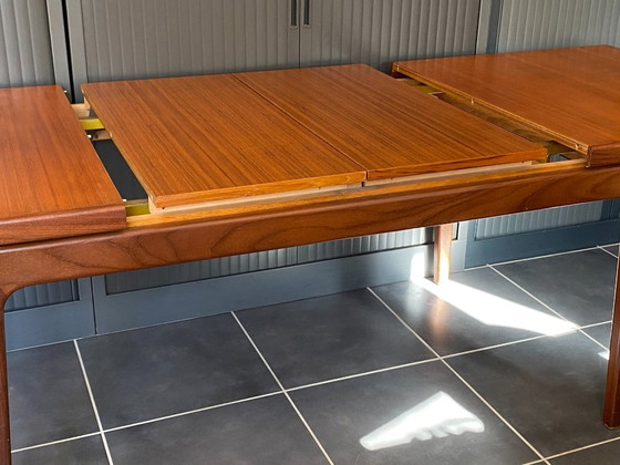 Tavolo allungabile scandinavo in teak 150/225x86cm vintage anni '60 – NF, Tavoli da pranzo, Legno (photo 12 of 20)