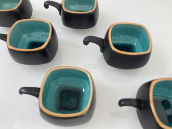 Image 1 of Ensemble de six tasses à thé japonaises modernes