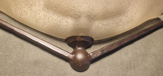 Image 1 of 2 Lipparini wandlampen met antiek glas 