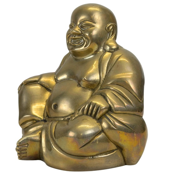 Budai de bronce antiguo — Finales de la dinastía Qing (circa 1880–1912) – Esculturas, Bronze, Brass (photo 8 of 11)