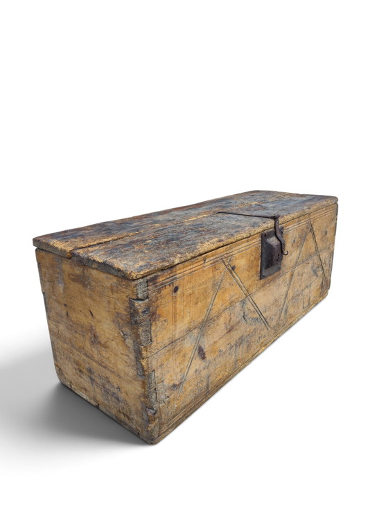 Baule italiano dei primi del XIX secolo – Armadi contenitori, Iron, Wood (photo 9 of 10)