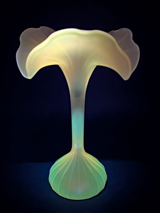 Image 1 of Jack in The Pulpit "Soliflore" Crystal (Leonardo Handarbeit 1980-1990) UV Reactive