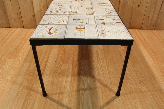 Image 1 of Mesa de centro de cerámica Roger Capron, década de 1960