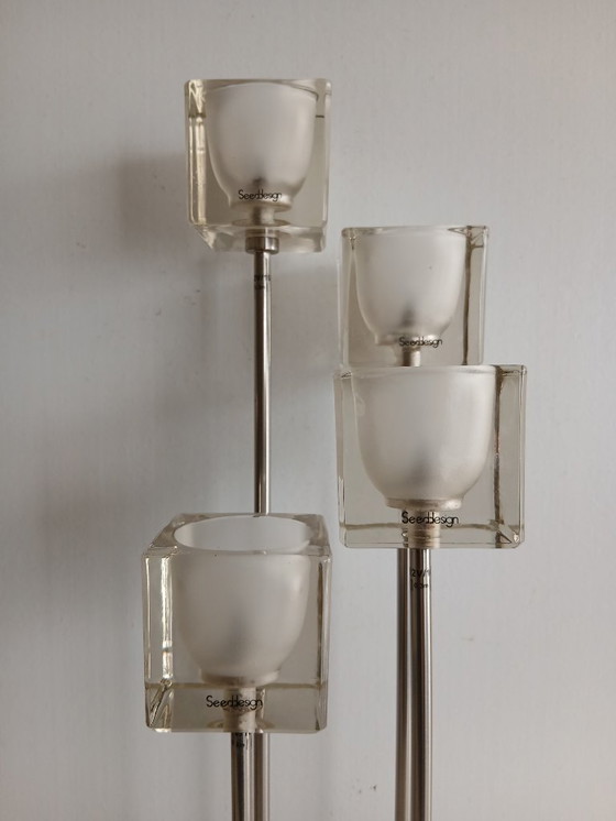 Image 1 of Lampe design - SeedDesign - ByWhatts - RVS - Glas