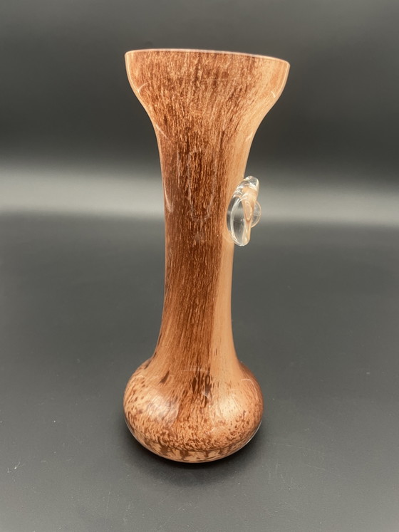 Hand-blown Solifleur Vase with Glass Application, Vintage (photo 2 of 7)