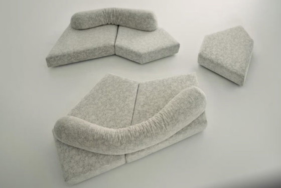 Edra “On The Rocks” Divano angolare modulare 7 elementi Prezzo di listino € 37.500,- – Divani modulari (photo 5 of 10)