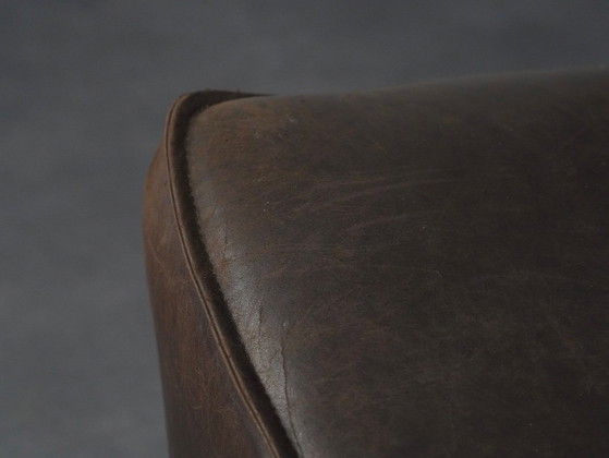 “The Rock” Leather 2-Seater Sofa by Gerard van den Berg for Montis, Netherlands, 1970s, 2 seaters, Brown (photo 10 of 10)