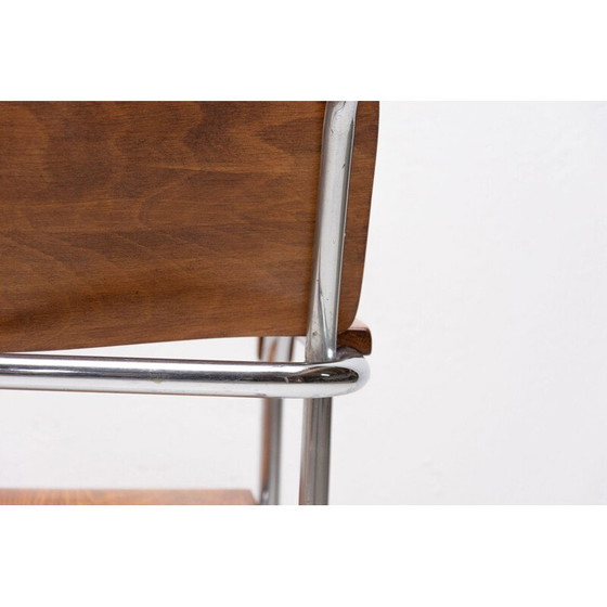 Image 1 of Vintage Bauhaus office chair by Robert Slezák for Baťa 1930s