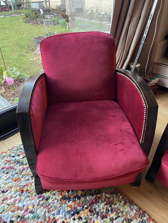 Image 1 of Paire fauteuil club