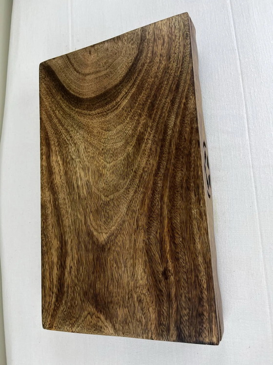 Vassoio decorativo vintage in legno – fregio di elefanti – Accessori da tavola, Wood (photo 6 of 10)