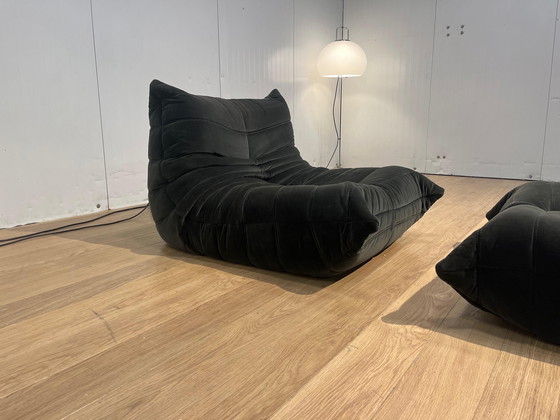 Image 1 of Ligne Roset Togo 1 zit + Poef Svezia