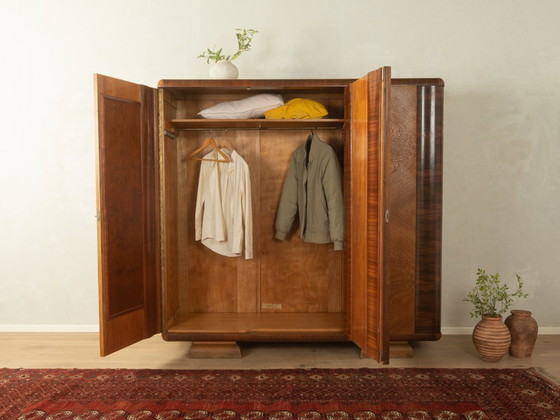 Art Deco kledingkast – Blanco-Vertrieb Otto Dengel, Kledingkasten, Wood, Mid Century Modern (photo 14 of 21)