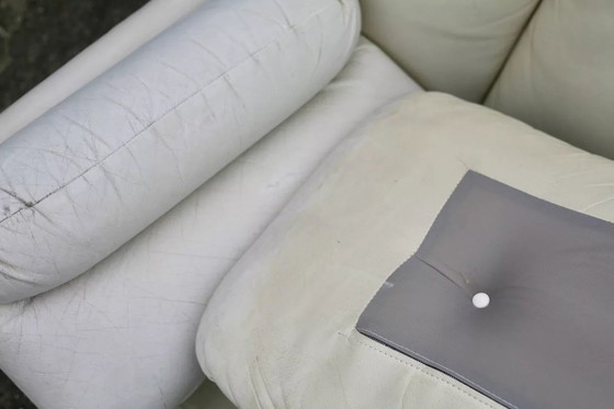 Image 1 of 2x "Space Age" leren fauteuils