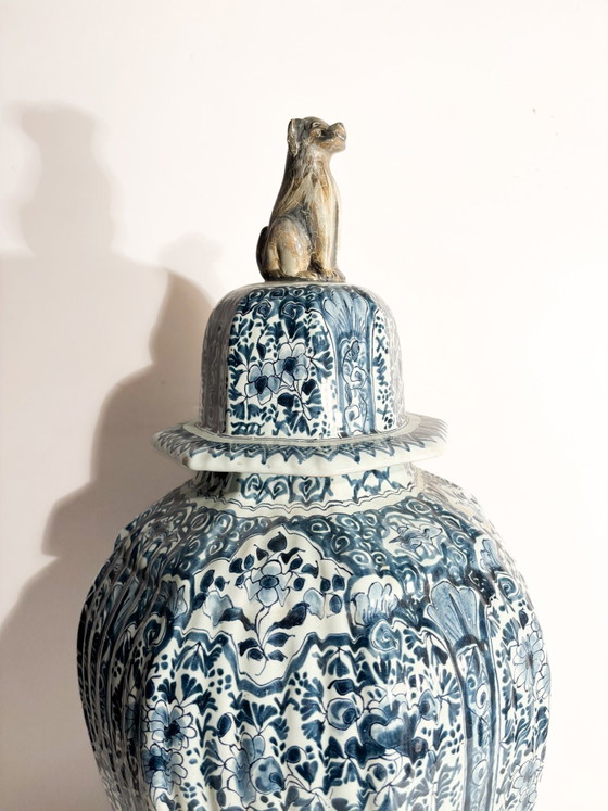 Vase en céramique de Delft peint à la main, XIXe siècle – Ceramic (photo 4 of 17)