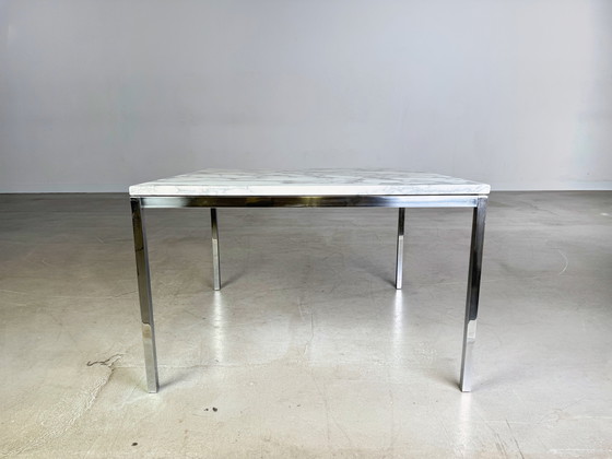 Image 1 of Mesa de centro original Florence Knoll de mediados de siglo, de mármol, de la década de 1960.
