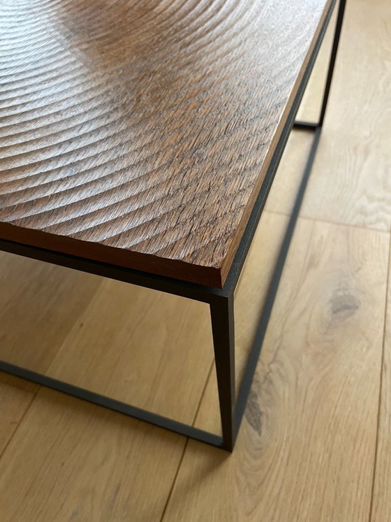 Image 1 of Linteloo Couchtisch aus Baumstämmen, entworfen von Roderick Vos – 60 x 60 cm