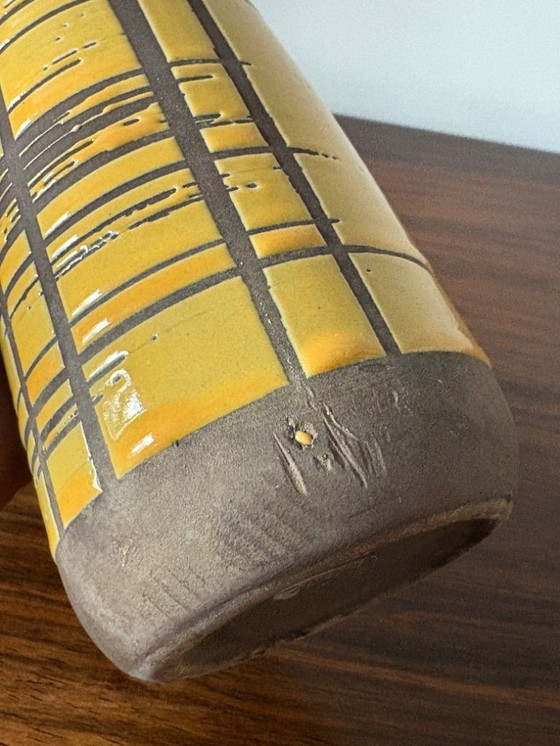 Image 1 of Vaso Strehla vintage retrò della Germania occidentale degli anni '60