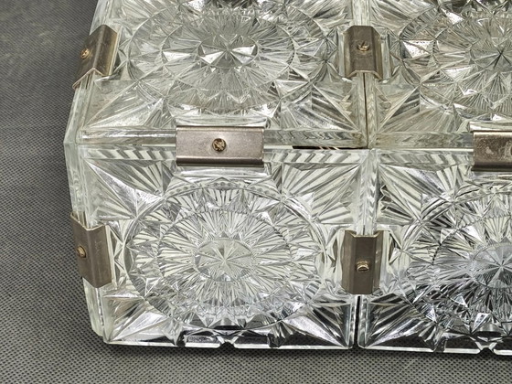 Image 1 of Lampada da soffitto a incasso in vetro ceco, Kamenický Šenov, anni '70