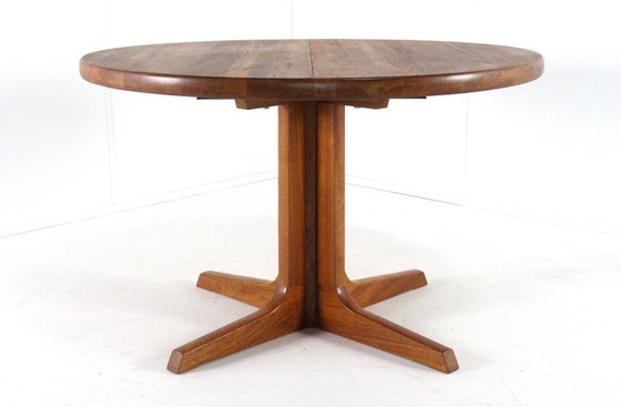 Image 1 of Gudme Round 2x Extendable Dining Table 'Nabbe' Vintage