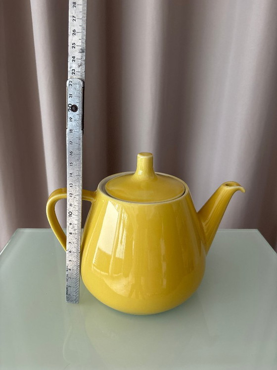 Vintage Villeroy & Boch gele theepot – gemaakt in Luxemburg – villeroy boch, Tafelaccessoires, Ceramic (photo 9 of 10)