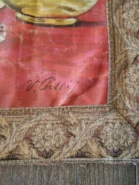 Image 1 of Arazzo Da Parete antico degli anni '40 - vintage 