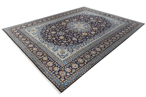 Perserteppich Kashan 4,02 x 3,10 Orientteppich fein Nr. 24626