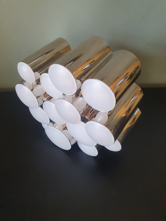 Image 1 of Vintage Ikea SÖDERSVIK Lamp: Chrome Space Age Light