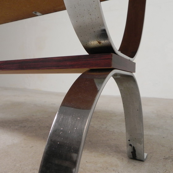 Image 1 of Tile Table With 21 Tiles, Signed ''Ledu''