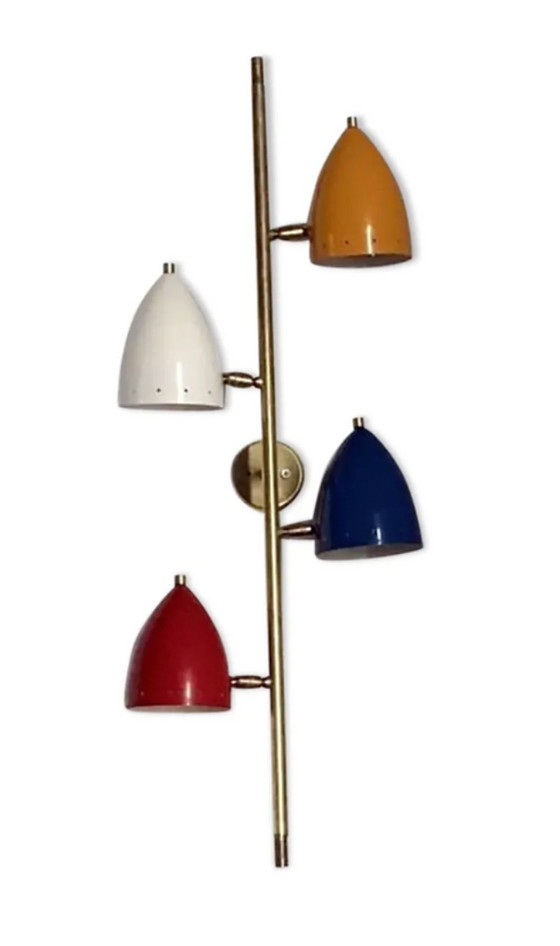 Image 1 of Wandleuchte 4 Kegel mehrfarbig