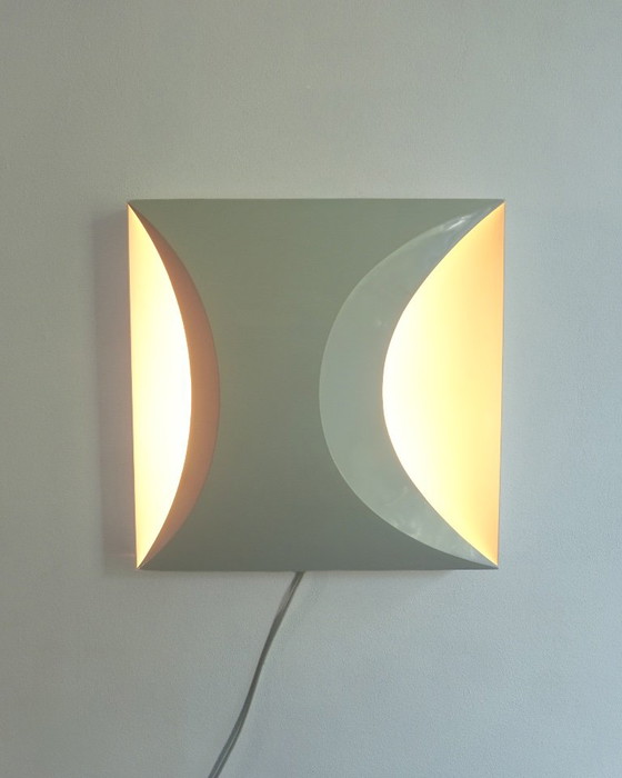 Vintage Raak 'Licht-Tichels' P-1500 Wall Light, Amsterdam 1972, Plastic, Metal, Creme (photo 5 of 8)