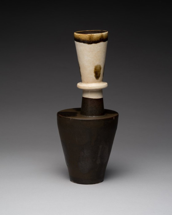 Image 1 of Friedhelm Tschentscher – Rare Studio Pottery Vase, Kassel, Allemagne, vers les années 1960 Kasseler Schule Prof. Walter Popp
