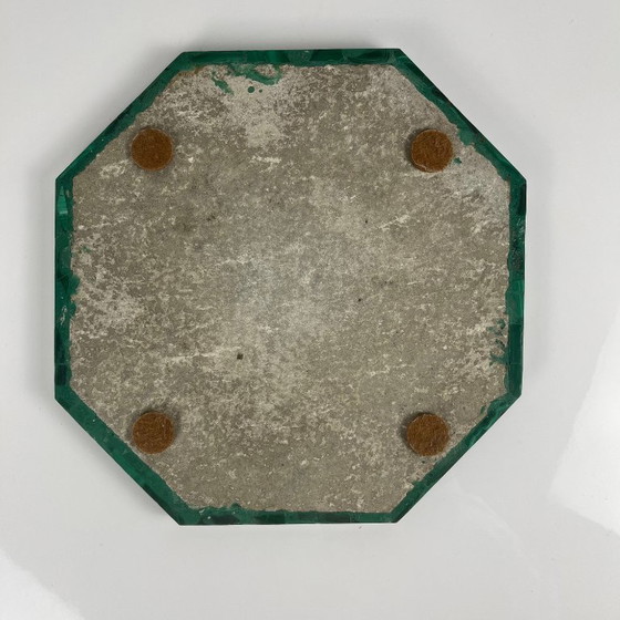 Image 1 of Gioco solitario ottagonale in malachite, 1950/70