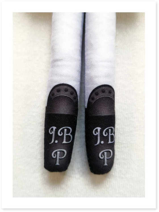 Image 1 of Moliere Art Doll | Handmade Textile Figurine | French Playwright Gift | Literature Teacher Gift | Library Decor