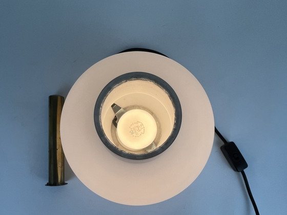 Image 1 of Opaline Glass Table Lamp from 1950