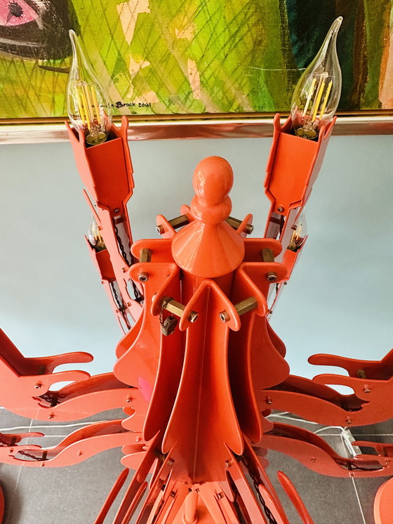 Image 1 of Brand van Egmond 4 pieces Night Watch floor lamp Hermès Orange