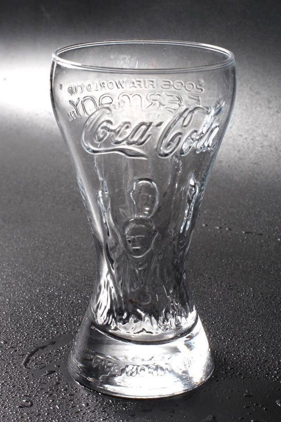 Set van 4 Coca-Cola glazen / Zwaar, helder verzamelglaswerk 35cl / 2006 – Glazen & Karaffen (photo 14 of 16)