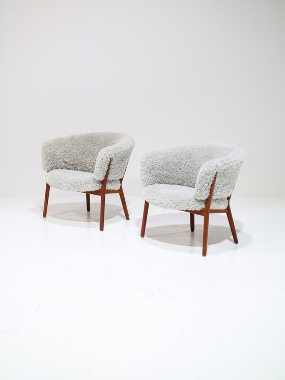 Image 1 of Fauteuil Nanna Ditzel 83 en teck danois années 1950