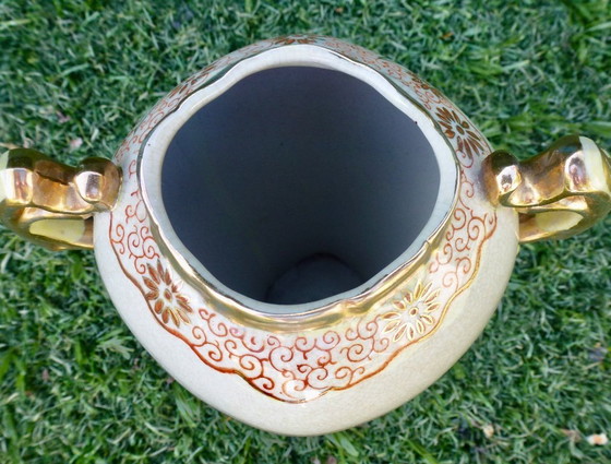 Image 1 of Dos jarrones antiguos de porcelana de estilo Art Nouveau, obra de Reinhold Schlegelmilch.