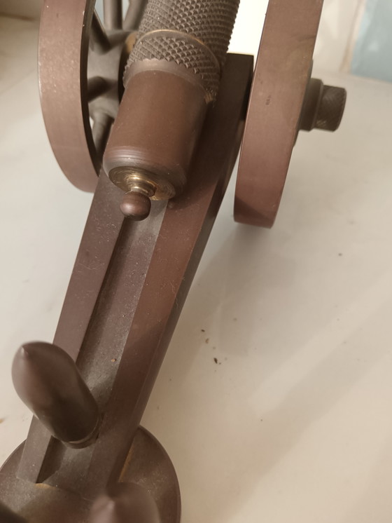 Image 1 of Messingkanone, handgefertigt auf einer Drehbank aus den 1980er Jahren