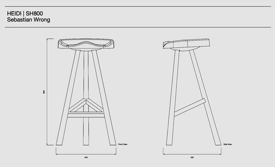 Image 1 of 2 Heidi Stools - Established & Sons - Design by Sebastian Wrong