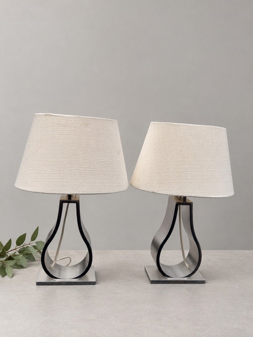 Set van 2 Vintage IKEA KLABB Tafellampen – Design Monika Mulder