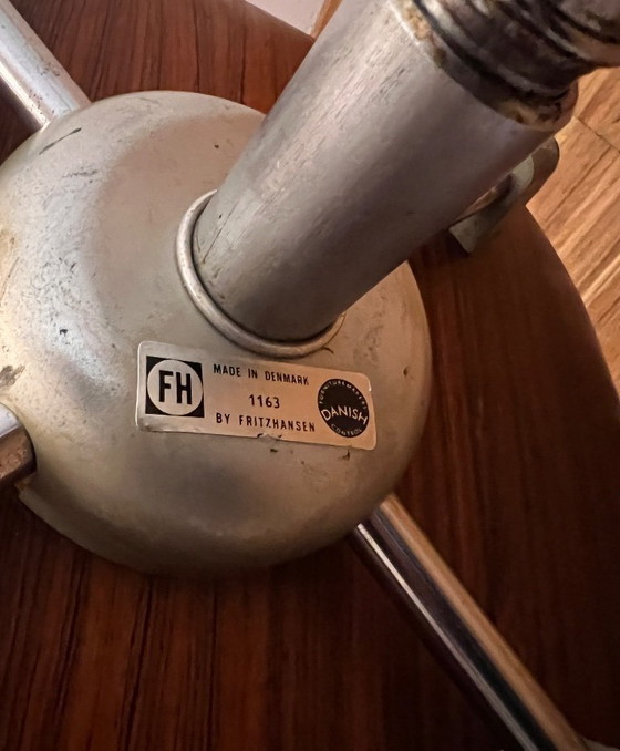 Image 1 of Fritz Hansen teak swivel chair Arne Jacobsen