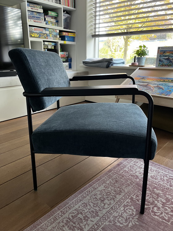 Image 1 of Design Sessel Blau