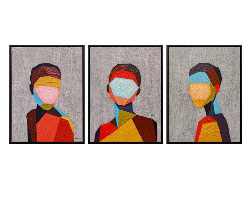 Triptych "Color Me" 