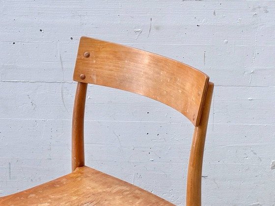 Ortex stacking chairs by Peter Hvidt & Orla Mølgaard-Nielsen for Fritz Hansen, Denmark, 1 – Side chairs, Wood (photo 7 of 15)